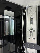 Душовий бокс ARTEX BLT-120-00 XL 120х120х220 см на низькому піддоні з гідромасажем матове скло, фото 5