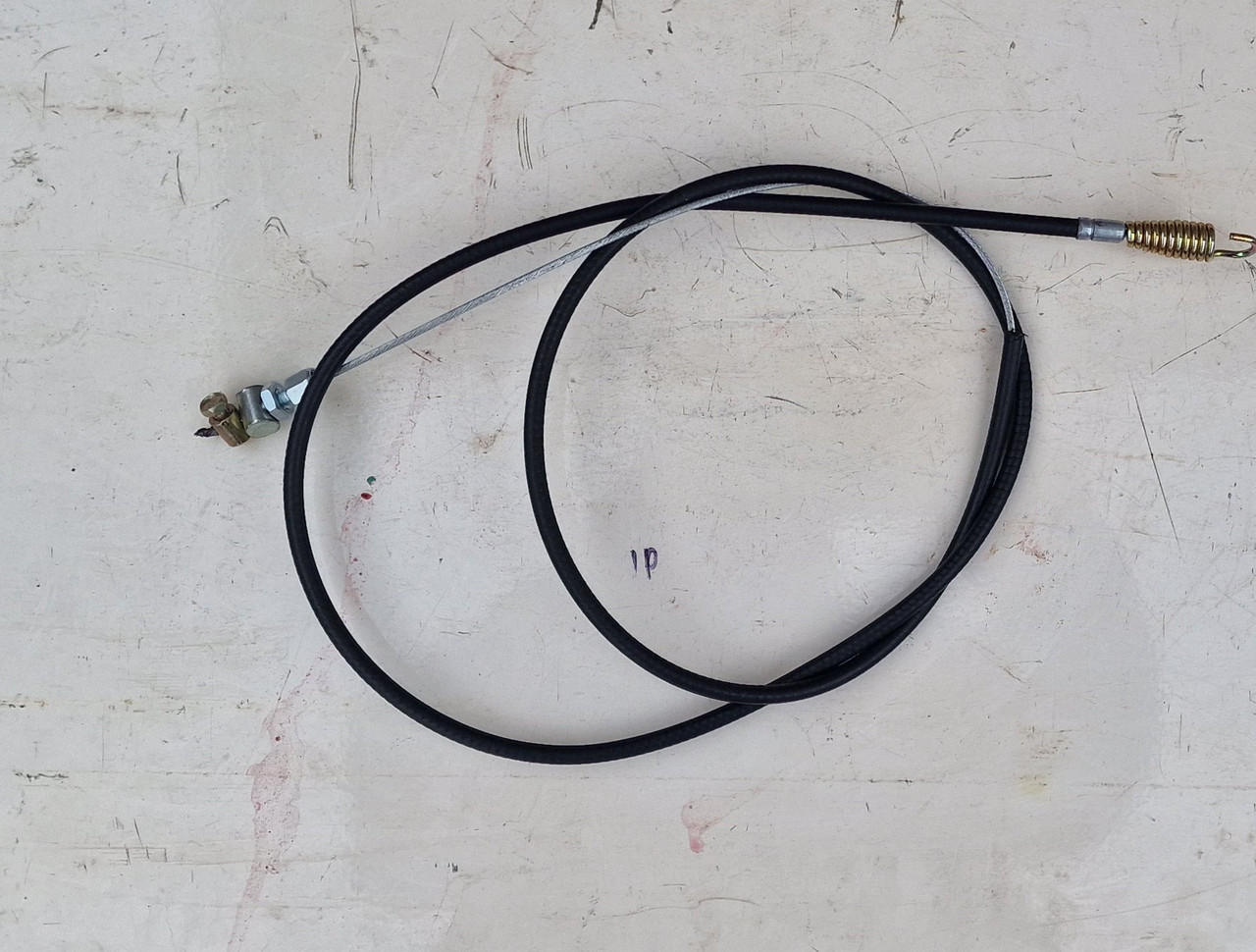 Нева, МБ Трос зчеплення кембрик 960 мм L — 1260 мм мотоблок Китай, фото 1