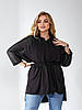Р-ри 50-64 Жіноча блуза - туніка з подовженою спинкою, фото 3