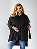 Р-ри 50-64 Жіноча блуза - туніка з подовженою спинкою, фото 5
