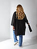 Р-ри 50-64 Жіноча блуза - туніка з подовженою спинкою, фото 7