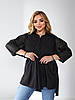 Р-ри 50-64 Жіноча блуза - туніка з подовженою спинкою, фото 8