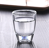 Гладка скляна чарка Gina 55мл 56119-МС24/sl, фото 3