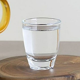 Гладка скляна чарка Gina 55мл 56119-МС24/sl, фото 4