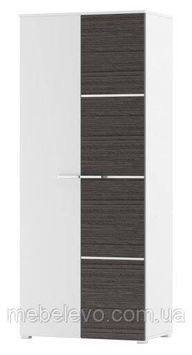 Шафа Круїз 2Д(90) 2057х900х544мм білий + дакар   Світ меблів