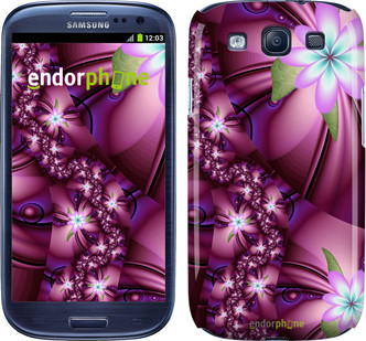 Чехол на Samsung Galaxy S3 i9300 Цветочная мозаика "1961c-11" - фото 1 - id-p125088369