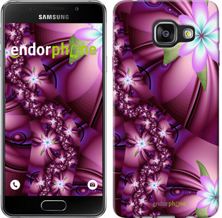 Чехол на Samsung Galaxy A3 (2016) A310F Цветочная мозаика "1961c-159" - фото 1 - id-p461249233