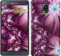 Чехол на Samsung Galaxy Note 4 N910H Цветочная мозаика "1961c-64"