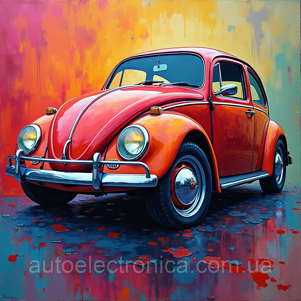 Картина на полотні "VW Beetle" | CVW 7.008
