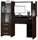 Стіл комп'ютерний Ліра, Венге темний