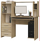 Стіл комп'ютерний Ліра, Дуб Сонома