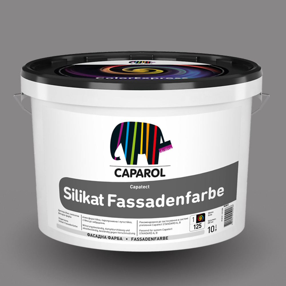 Силікатна фасадна фарба Capatect Silikat Fassadenfarbe 10л