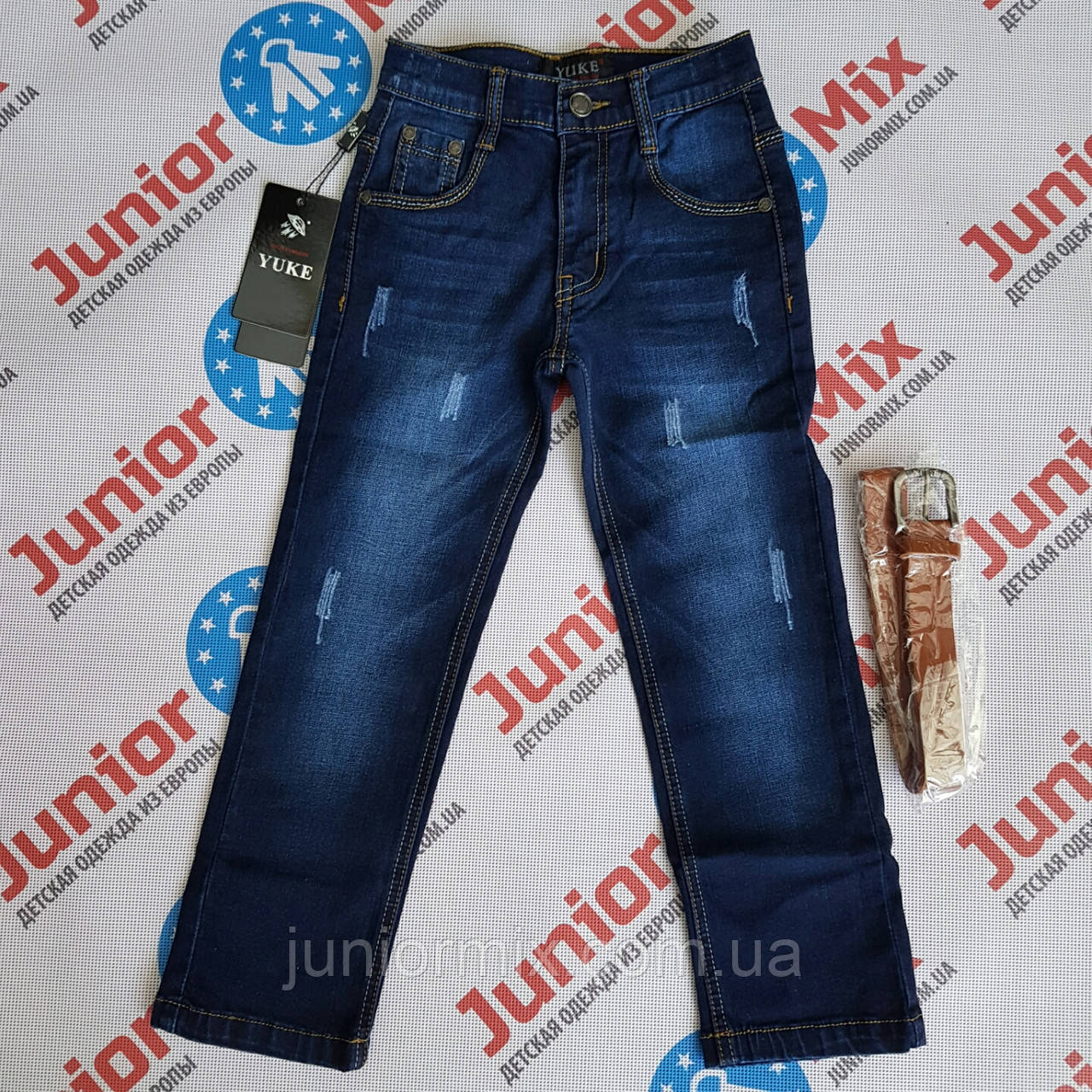 Джинси на хлопчика з ременем YUKE