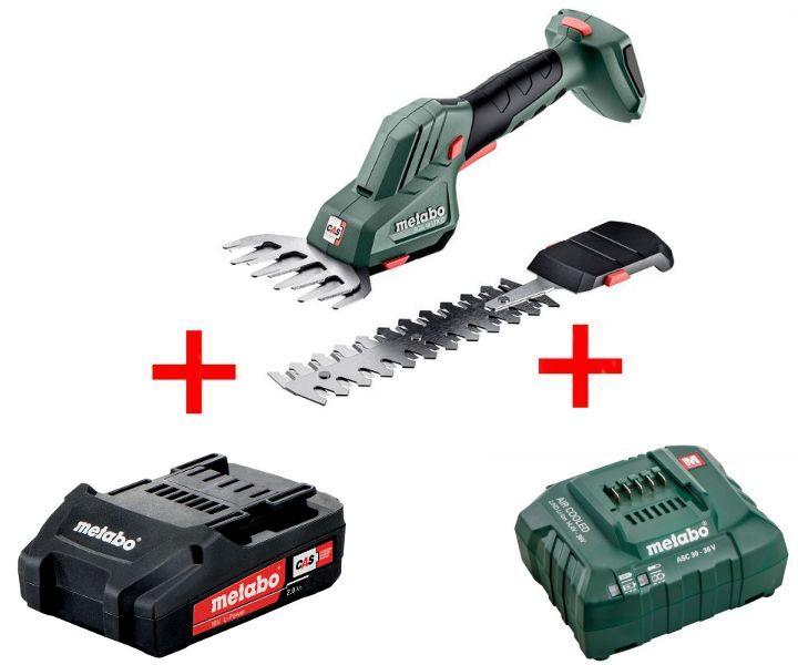 Акумуляторні ножиці для трави та кущів Metabo SGS 18 LTX Q Li-Power 2.0 А·год