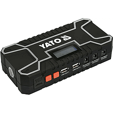 Пуско-зарядна батарея бустер (jump starter, power bank) 12000mAh 300/500A YATO YT-83082, фото 3