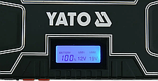 Пуско-зарядна батарея бустер (jump starter, power bank) 12000mAh 300/500A YATO YT-83082, фото 4