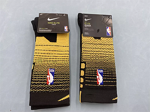 Високі шкарпетки Nike NBA Elite Crew Quick Black Yellow спортивні баскетбольні