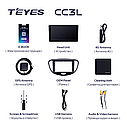 Штатна магнітола Teyes CC3L Hyundai i10 (2007-2013), фото 6