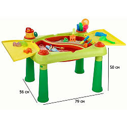 Дитячий ігровий столик Creative Fun Table 79х56 см багатофункціональний салатовий