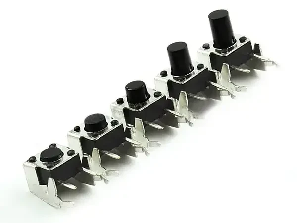 Тактова кнопка бічна 4pin 6х6х4.3мм, шток= 0.8 мм