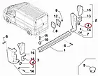 Світловідбивачі (катафот) заднього бампера Fiat Ducato 250, Peugeot Boxer, Citroen Jumper (06-2014), 1348401080, фото 4