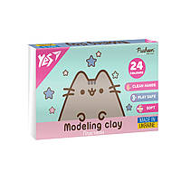 Пластилін Yes Pusheen 24 кольори 480 г