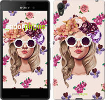 Чохол на Sony Xperia XA Дівчина з квітами v2 "3569c-399"