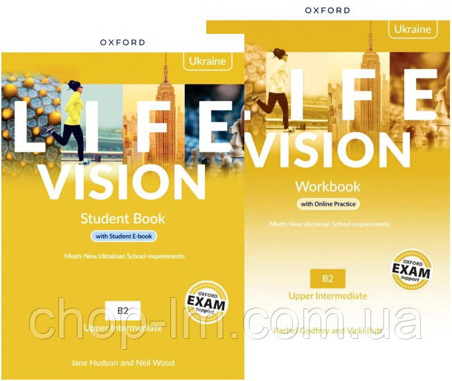 Комплект Life Vision Upper-Intermediate Student's Book + Workbook (Edition for Ukraine) Учебник + тетрадь