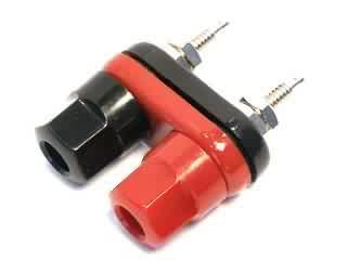 Клемa на приладовий блок здвоєна (червоний/чорний)