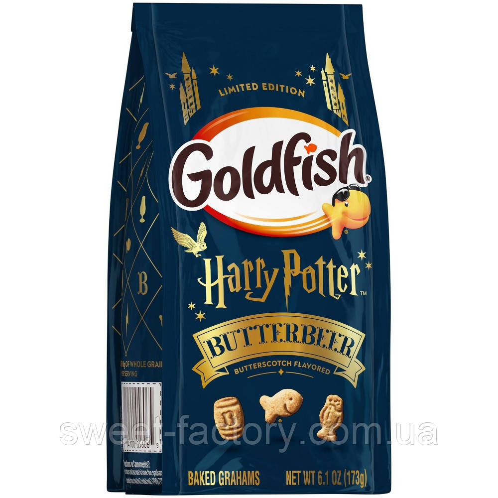 Крекер Goldfish Harry Potter Butterbeer Graham Cookie 173g, фото 1
