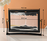 Уцінка (пам'ята коробка)! Картина-антистрес  "Пісочний краєвид 3D" (Moving Sandscapes), пісочна картина., фото 2