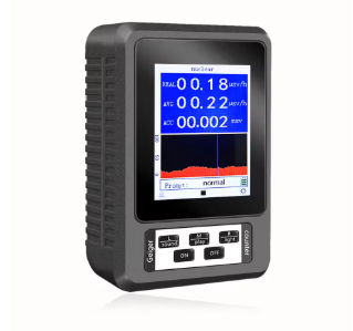 Портативный детектор ядерного излучения TTAKA7 счётчик Гейгера (чёрный цвет) - фото 1 - id-p2558029778