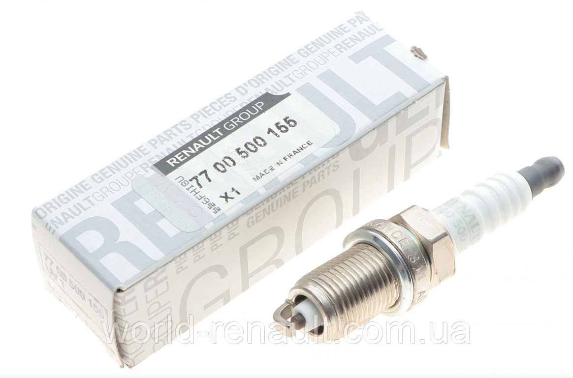Renault (Original) 7700500155 — Свічка запалювання на Рено Меган 3, Рено Флюенс 1.6i 16V K4M