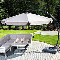 Бокова садова парасоля з підставкою Napoli діаметром 3,5 м