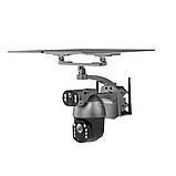 Поворотна IP-камера 360° Q5max Dual Lens Wi-Fi, 6 МП, чорна, з керуванням через програму i-cam+, фото 4