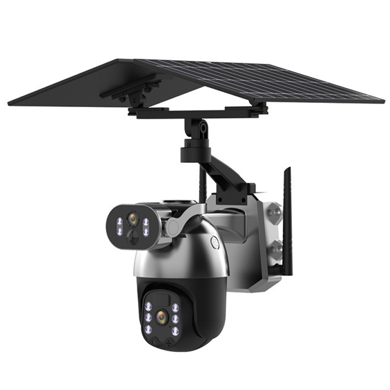 Поворотна IP-камера 360° Q5max Dual Lens Wi-Fi, 6 МП, чорна, з керуванням через програму i-cam+