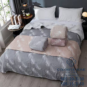 Покривало муслін Colorful Home Пір'я 200х230см в асортименті