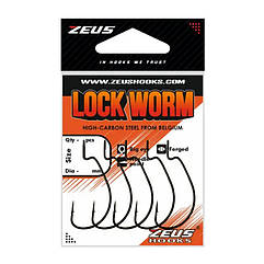 Офсетний гачок ZEUS Lock Worm №4 (5 шт/уп)