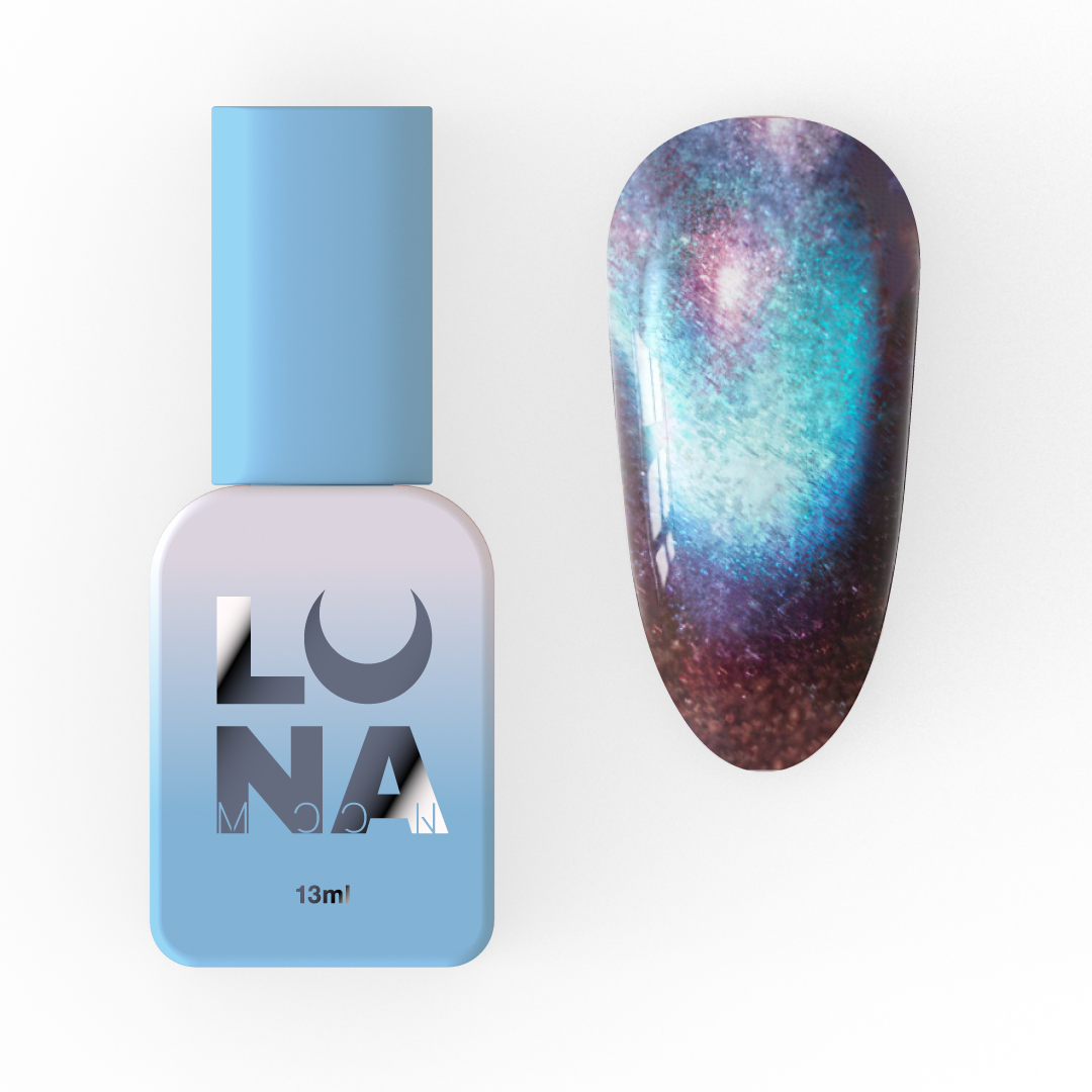 Гель-лак Luna Color Cat Eye No248, 13 мл (фіолетово-синій)