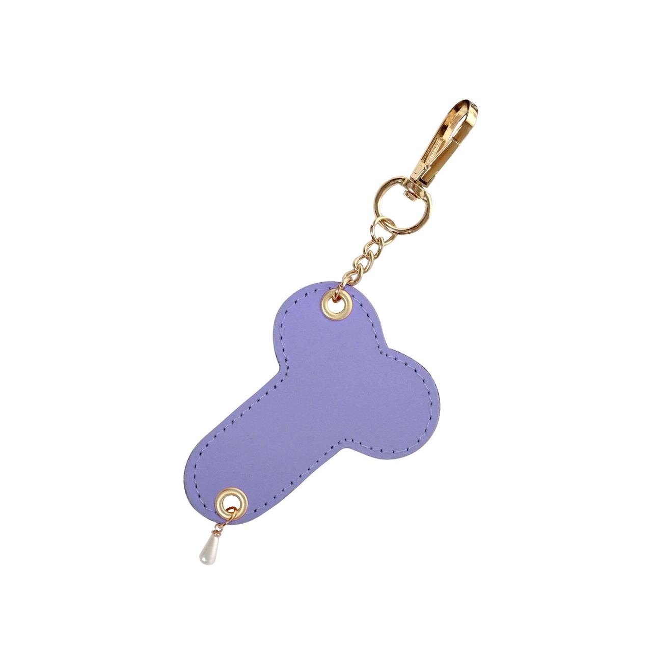Брелок на карабіні для ключів Art of Sex Fhallus, Лаванда, фото 1