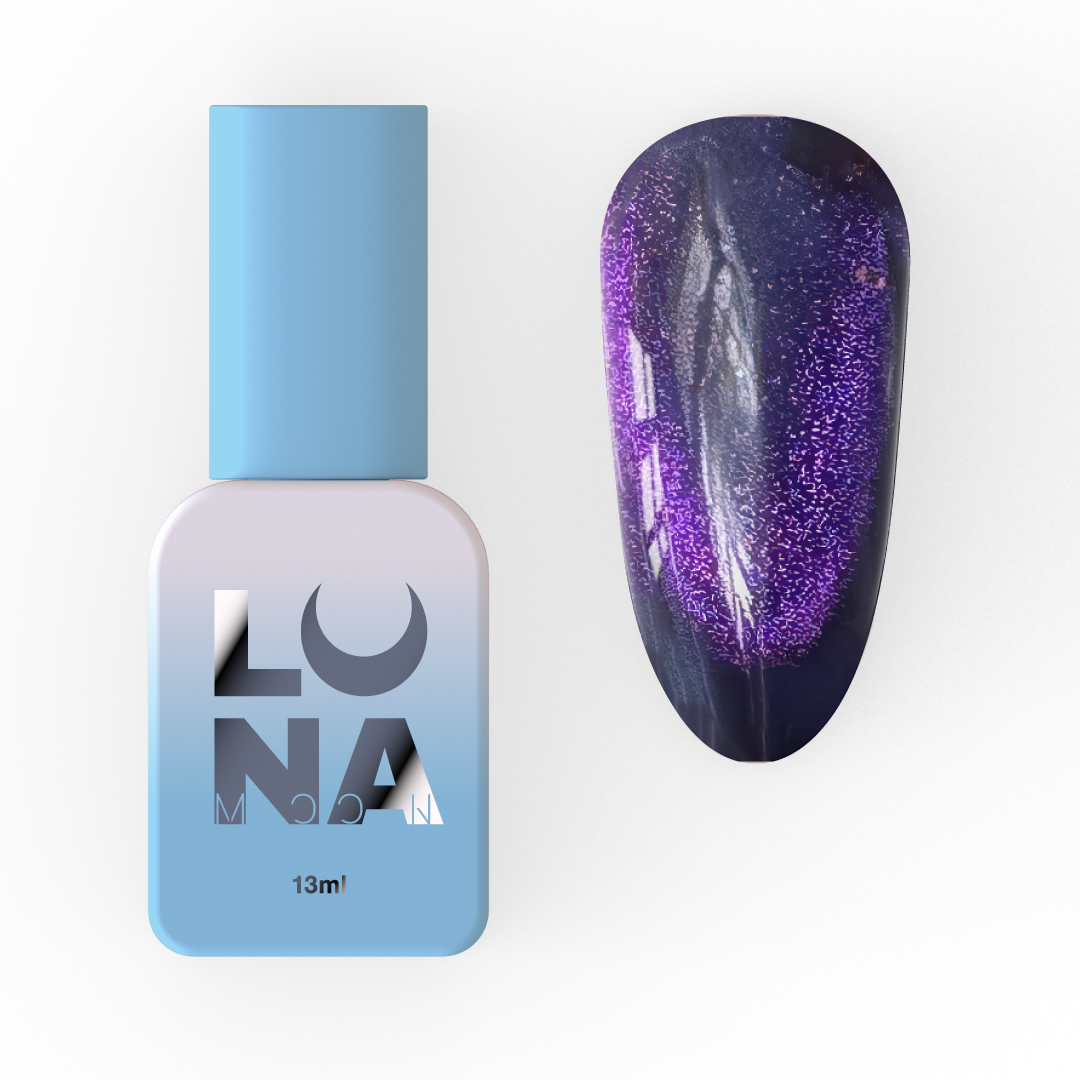 Гель-лак Luna Color Cat Eye No257, 13 мл (баклажановий)