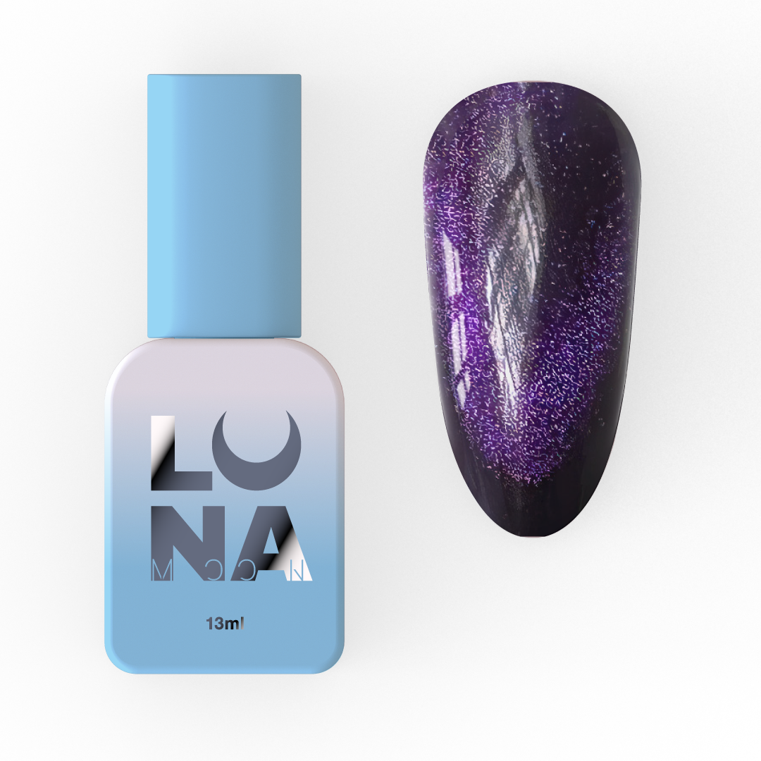 Гель-лак Luna Color Cat Eye No258, 13 мл (сливовий)