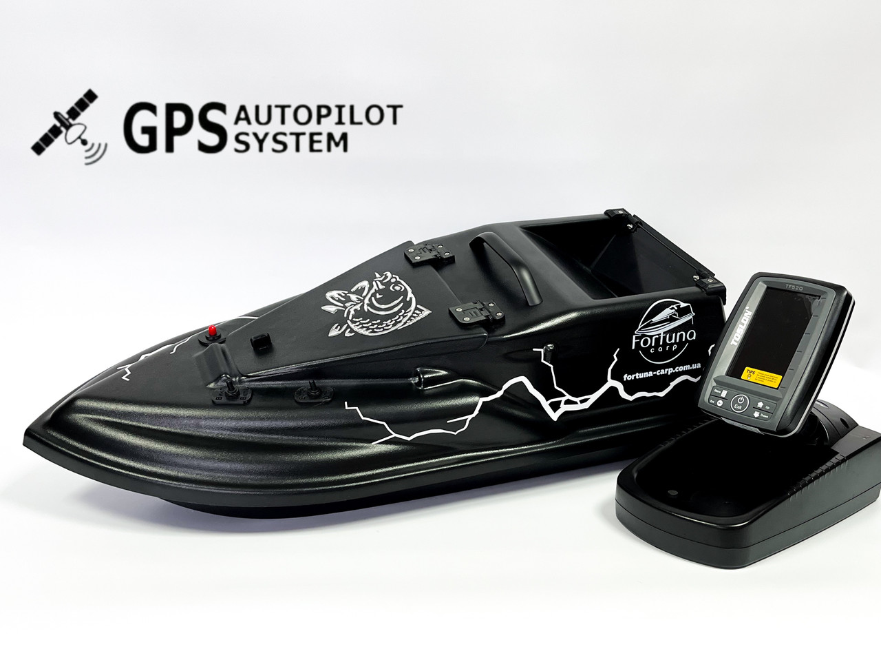 GPS  (V3_9+1) Ехолот Toslon TF520 Прикормочний кораблик Фурія Шторм
