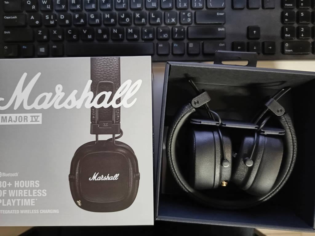 Бездротові Навушники Marshall Major IV Чорні - фото покупців 2