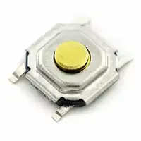 Тактова кнопка SMD 4pin 4х4х 1.5 мм, шток= 0.5 мм