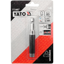 Бітотримач магнітний висувний YATO YT-0467 1/4" 80 мм, фото 3
