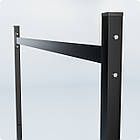 Стійка регульована розбірна "TAIPEI" 1250х2250х500мм. Рейл торговий для одягу, кронштейнів для бутіка., фото 6