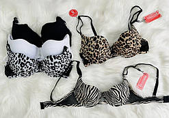 Бюстгальтер гладкий тонкий поролон чашка В 5 кольорів