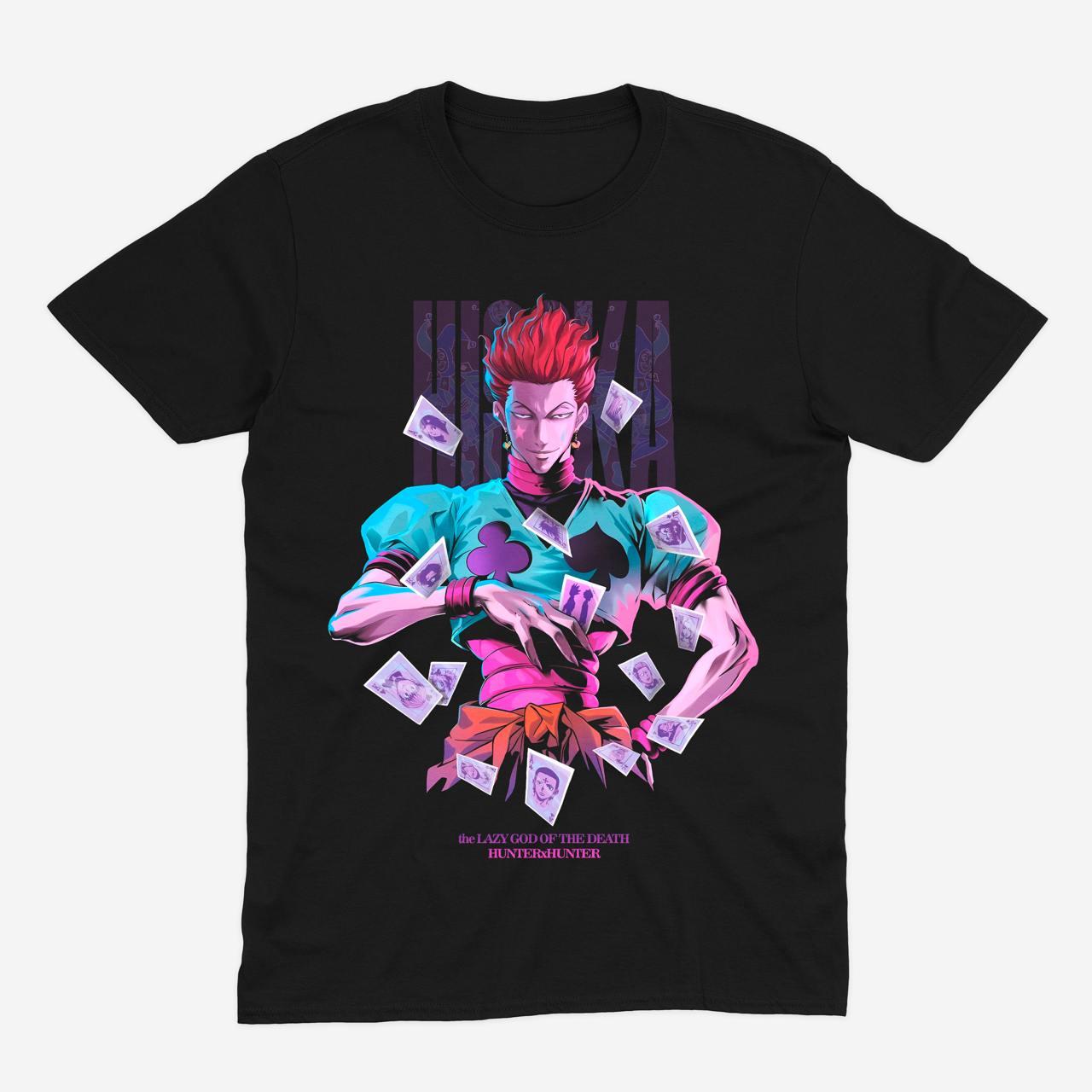 Футболка чорна Morze Hunter x Hunter Hisoka