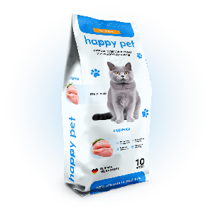 Сухий корм для стерилізованих котів Happy Pet з індичкою 20 кг